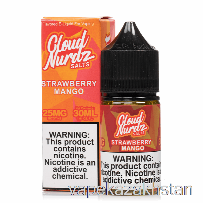 Vape Disposable Strawberry Mango - Cloud Nurdz Salts - 30mL 50mg